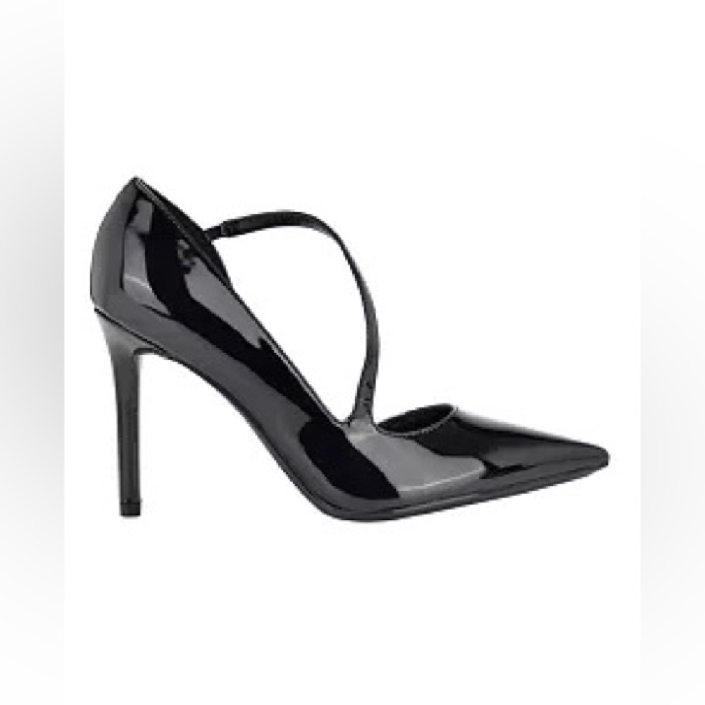 NWT Calvin Klein Size 8.5 Black Patent Leather Pumps - Picture 3 of 5